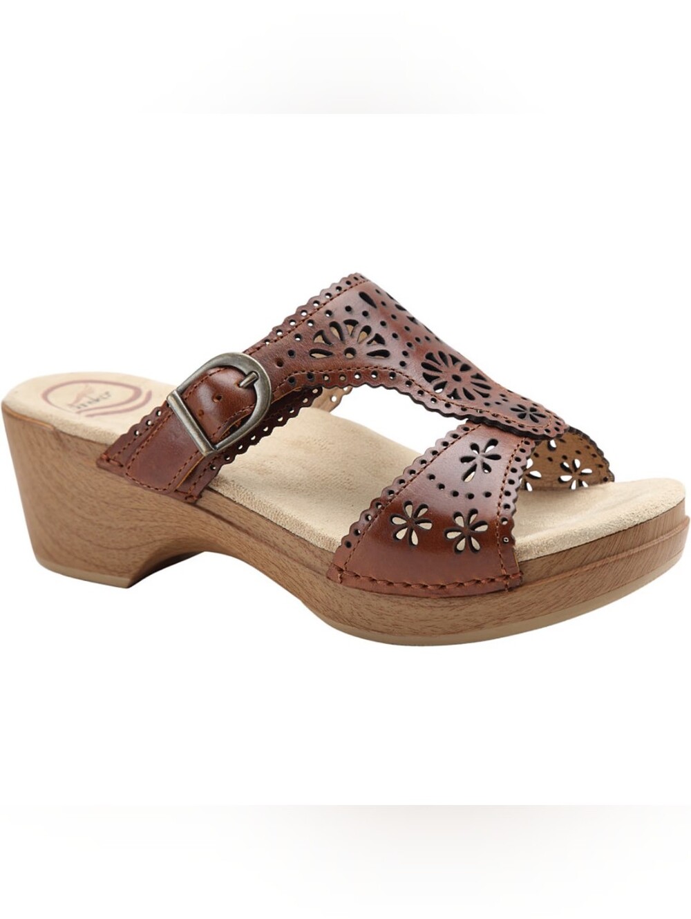 Dansko 41 Sapphire Sandal Brown Leather Sz 10.5